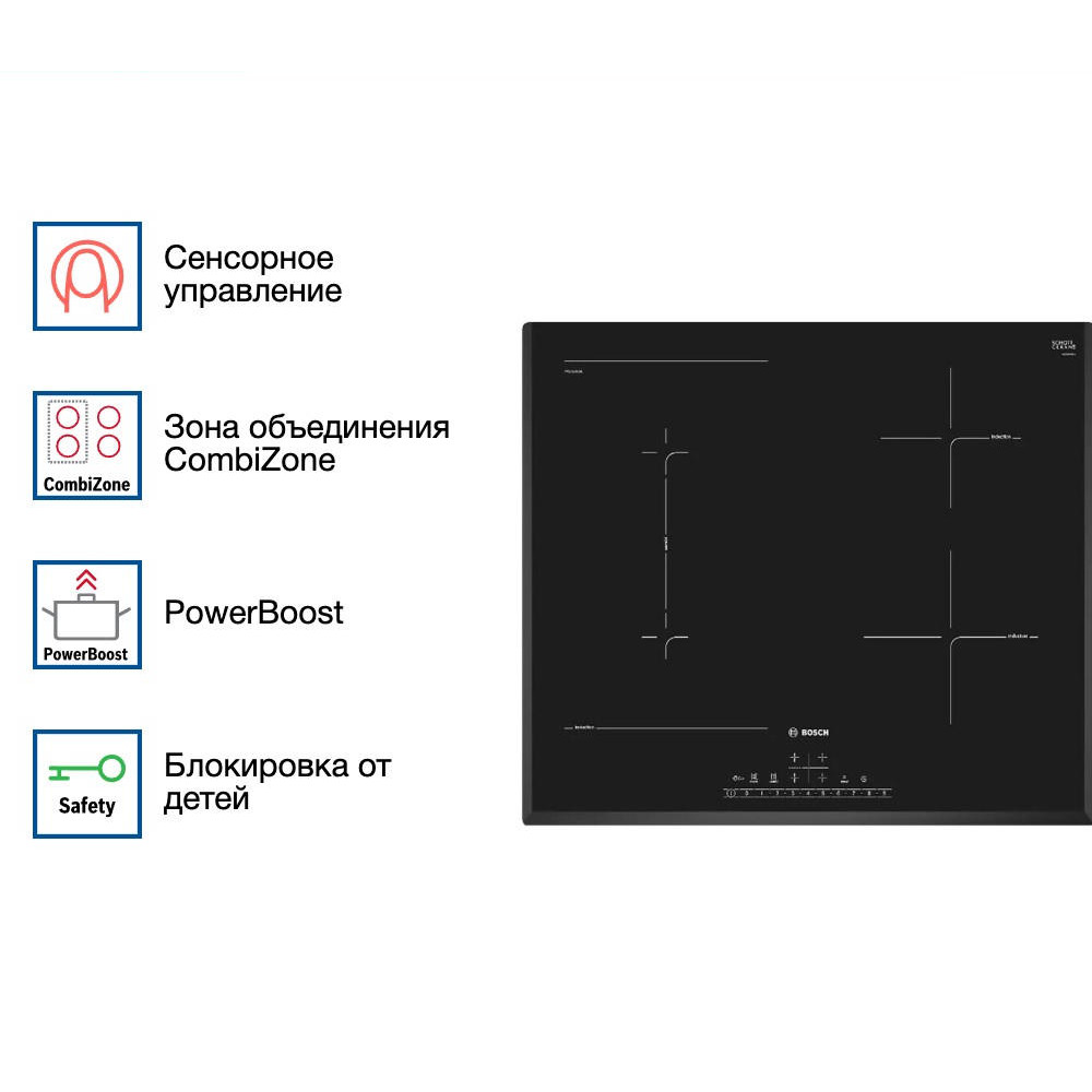 Индукционная варочная панель Bosch PVS651FC5E