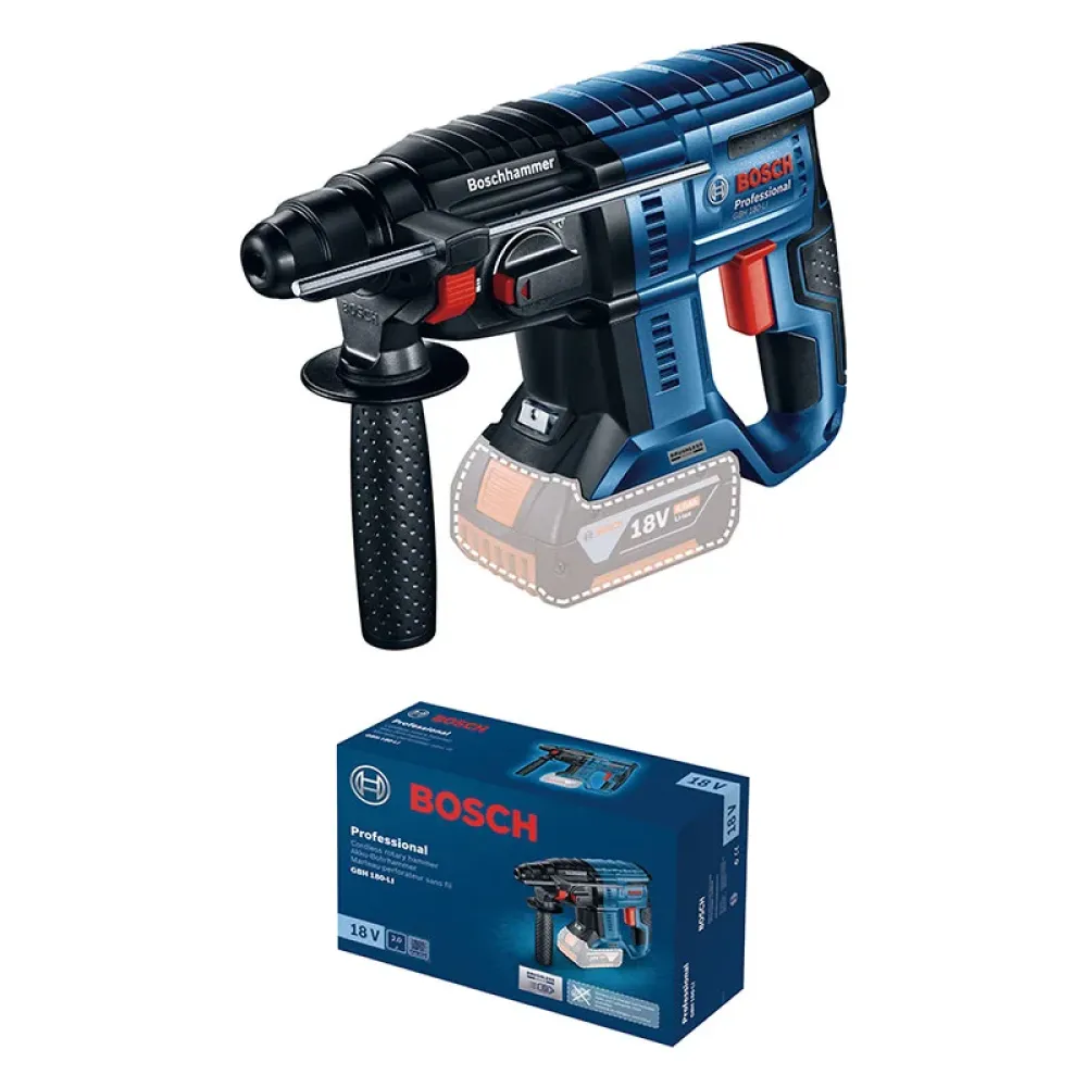 Bosch GBH 180-LI Professional Solo аккумуляторный перфоратор SDS-plus (без АКБ и ЗУ), 0611911120