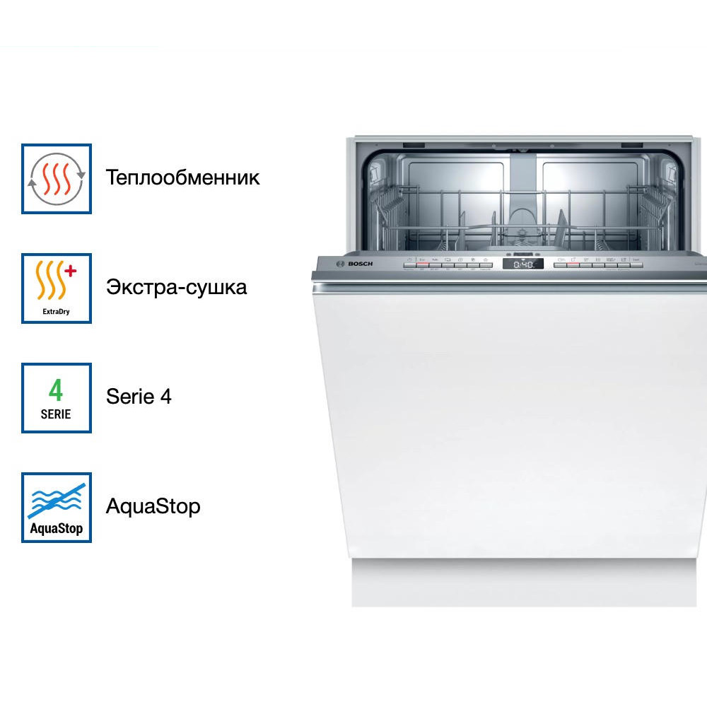 Встраиваемая посудомоечная машина Bosch SMV4HTX28E