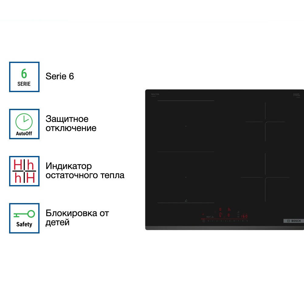 Индукционная варочная панель Bosch PVS63KHC1Z